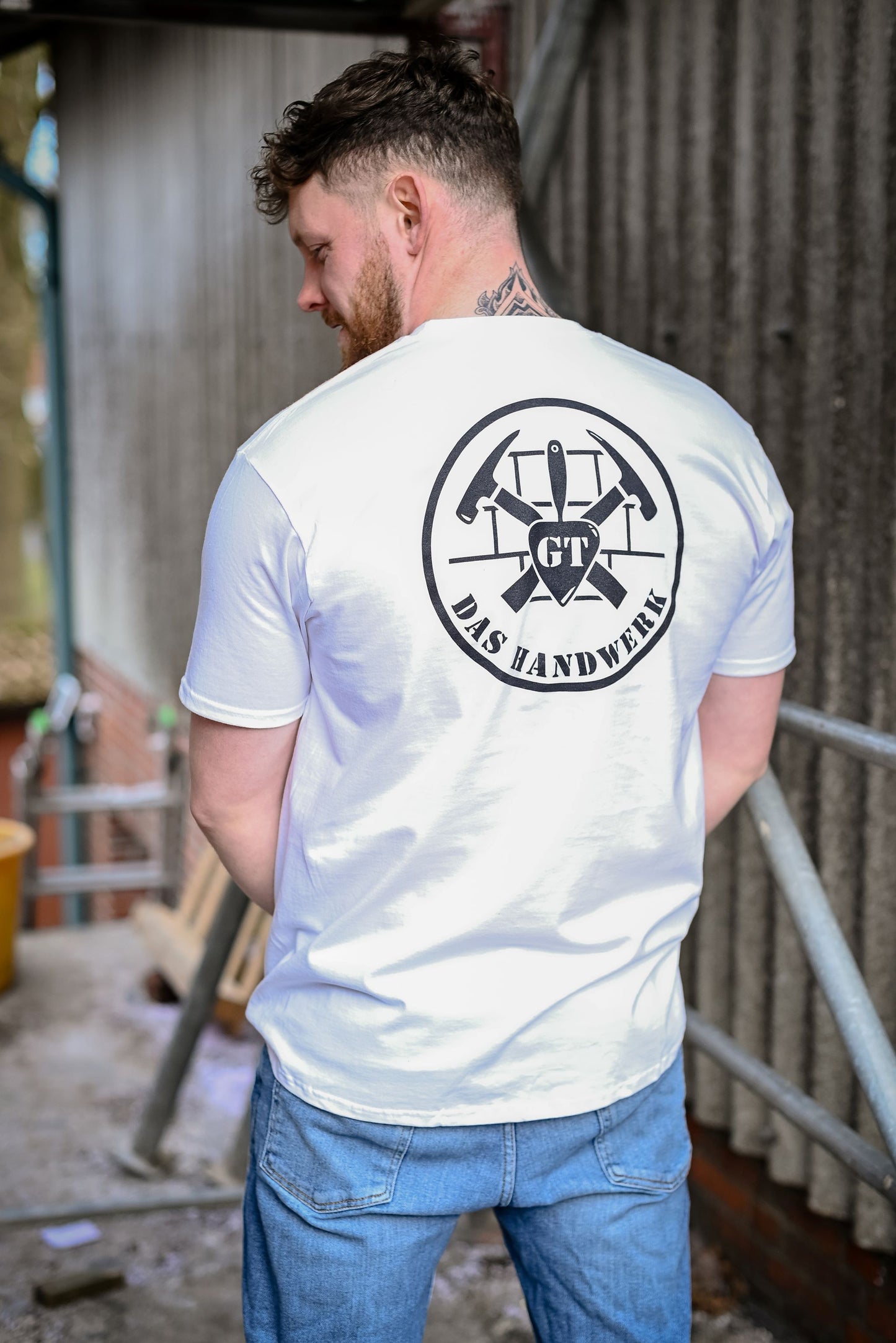 GT DAS HANDWERK - KURZARM T-SHIRT WEIß